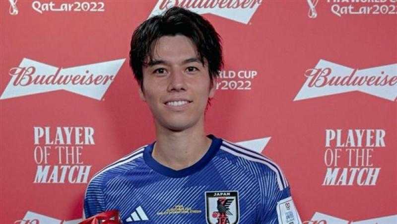 الياباني «أوه تاناكا» يتوج بجائزة أفضل لاعب في مباراة إسبانيا بكأس العالم