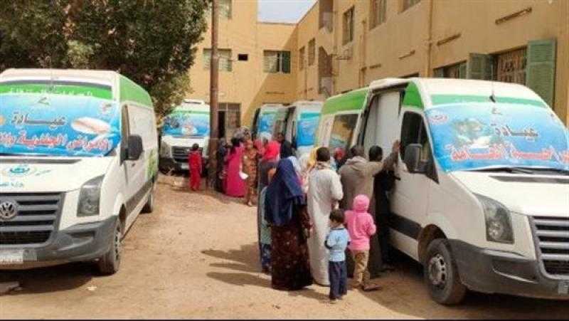 الكشف على 1615 مريضا في قافلة علاجية بإحدى قرى الدقهلية