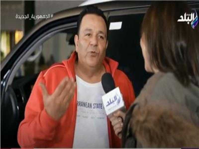 الفنان محمد فؤاد للرئيس السيسي: ربنا يعينك ومصر أغلى اسم في الوجود