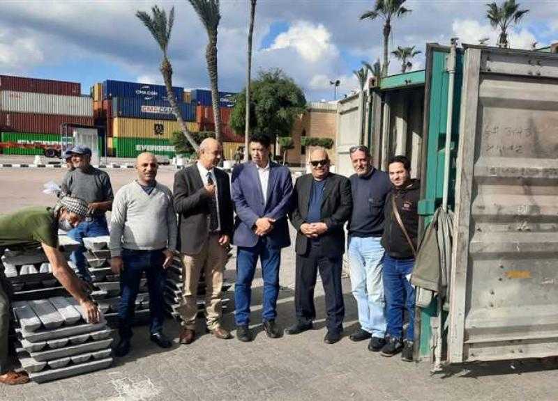 إحباط تهريب 78 طن قوالب رصاص محظور تصديرها عبر «جمارك الدخيلة» (صور)