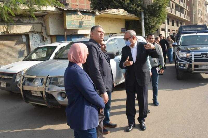 محافظ القليوبية يتفقد المنطقة المحيطة بقصر محمد علي لمتابعة أعمال التجميل والدهانات