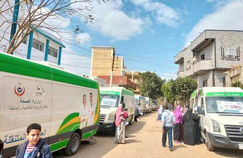 إطلاق 7 قوافل طبية ضمن مبادرة رئيس الجمهورية «حياة كريمة»