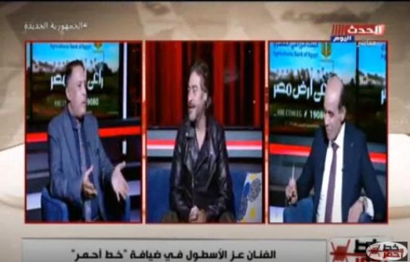 جلسة صلح على الهواء برعاية برنامج ”خط أحمر” بين عز الأسطول محامي الحلق.. فيديو