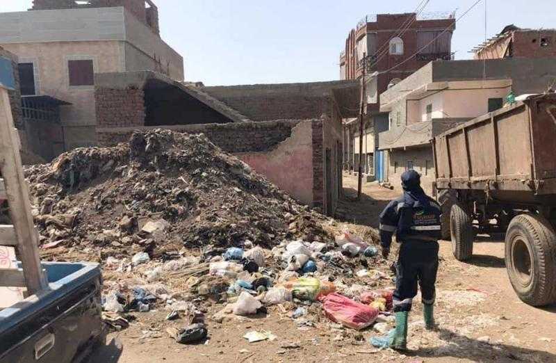 إزالة تعديات بسمنود وصيانة إنارة فى قطور ورفع قمامة بالغربية