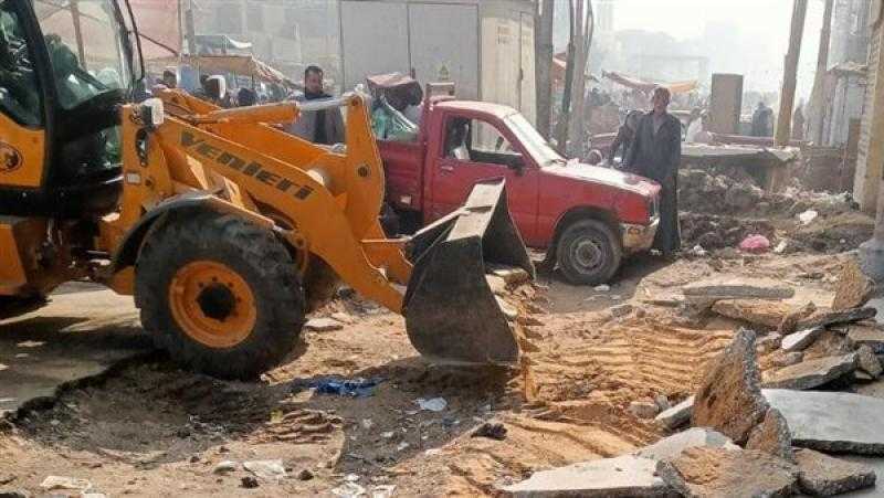 بدء إعادة رصف وتطوير عدد من شوارع بني سويف