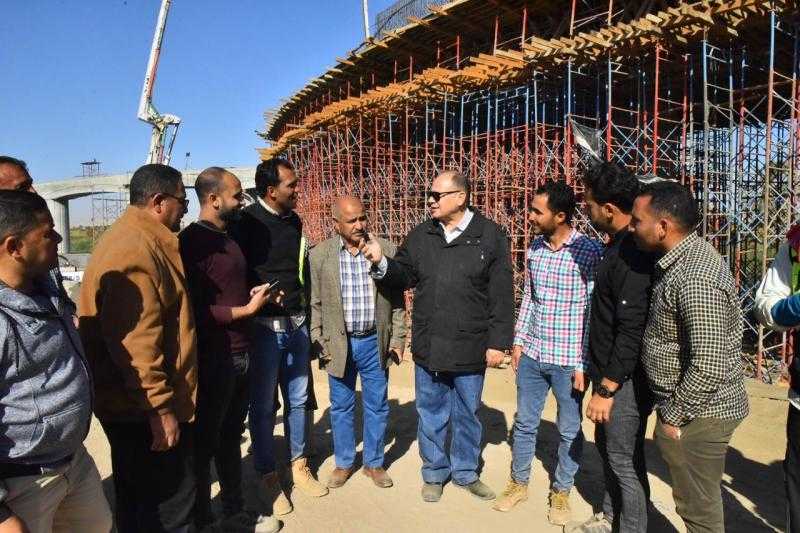 محافظ أسيوط يتفقد أعمال تنفيذ مشروع محور منفلوط العلوي بتكلفة 3.3 مليار جنيه