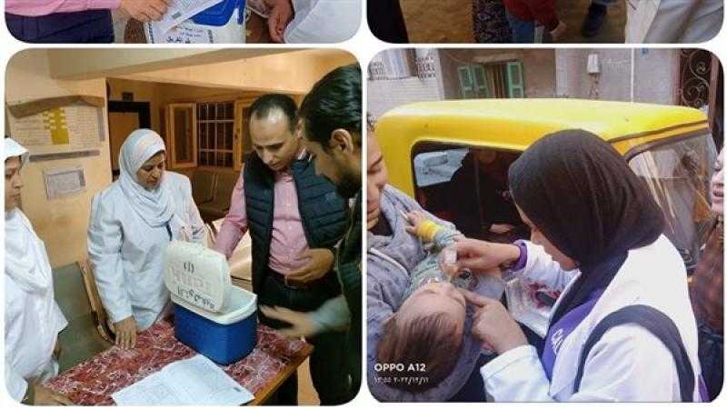 استمرار فعاليات الحملة القومية للتطعيم ضد شلل الأطفال في البحيرة