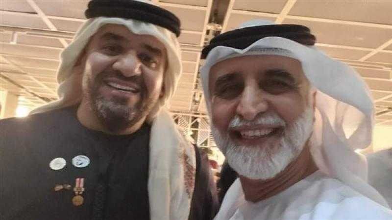 حبيب غلوم يهنئ حسين الجسمي بمناسبة عقد قرانه