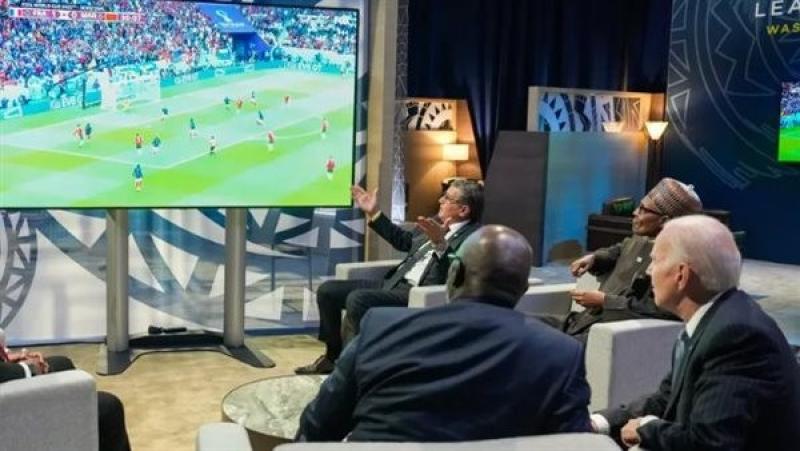 الرئيس الأمريكى يشيد بأداء المنتخب المغربي في مونديال قطر