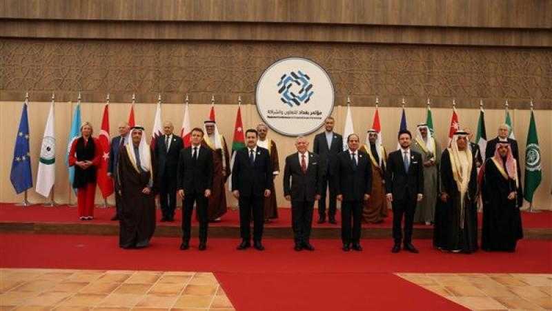 البيان الختامي لمؤتمر بغداد يؤكد أهمية آلية التعاون الثلاثي بين مصر والأردن والعراق