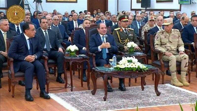 الرئيس السيسي: «لو حد كان شال 10% من أرباح قناة السويس كان زمانا معانا 50 مليار دولار لتطويرها»