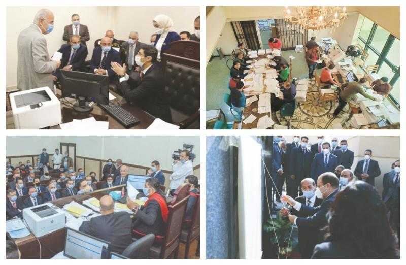 حصاد 2022.. التقاضي الإلكتروني وميكنة العمل الإداري يجتاح المحاكم