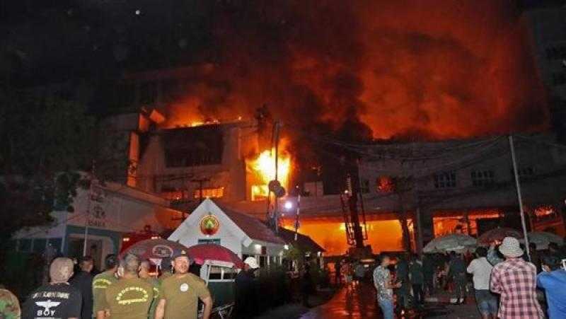 ارتفاع عدد ضحايا حريق فندق في كمبوديا لـ79