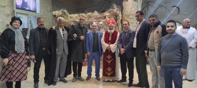 فروع خريجي الأزهر بالمحافظات تزور الكنائس للتهنئة بعيد الميلاد المجيد |صور