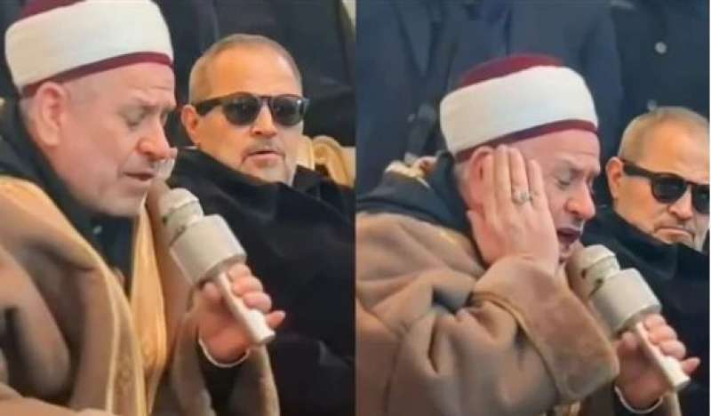 جورج وسوف في عزاء ابنه