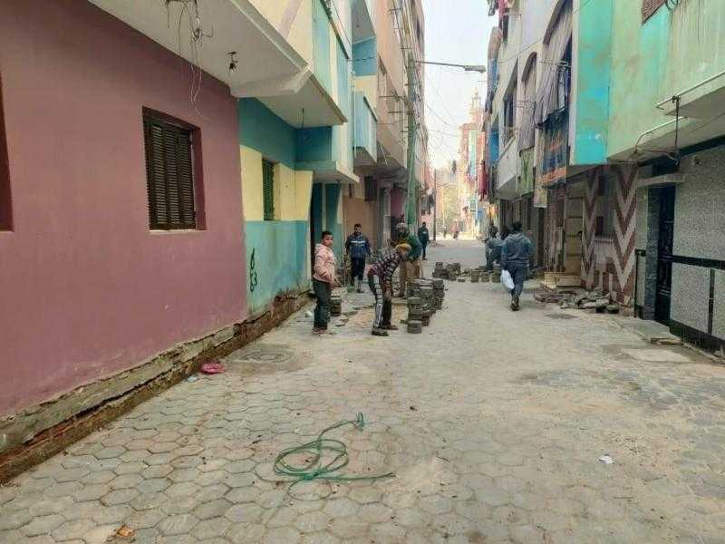تطوير ورصف 52 شارعا بالإنترلوك بمدينة العياط في الجيزة.. صور
