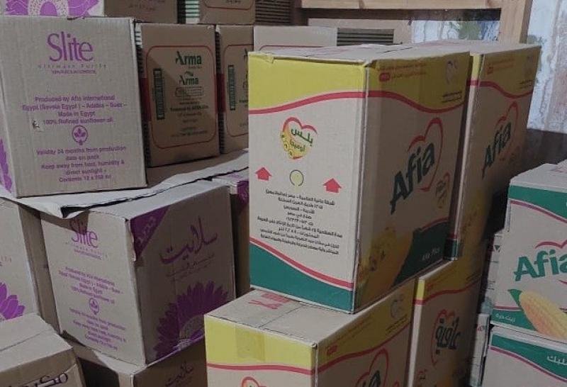 ضبط 3.5 طن مكرونة وزيت داخل شركة مواد غذائية للتلاعب بالأسعار في طنطا