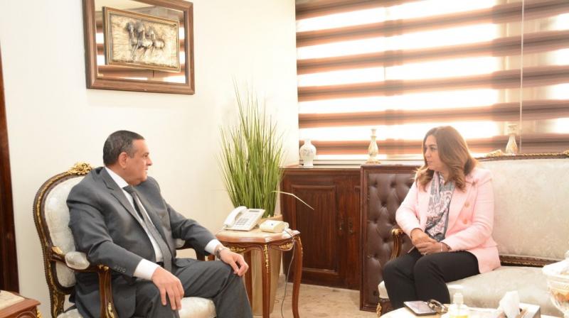 وزير التنمية المحلية يجتمع مع محافظ دمياط