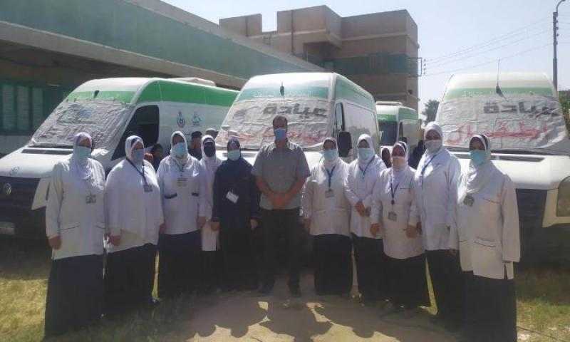 حياة كريمة بني سويف: الكشف وتوفير العلاج لـ 1550 مواطنا في قرية التضامن