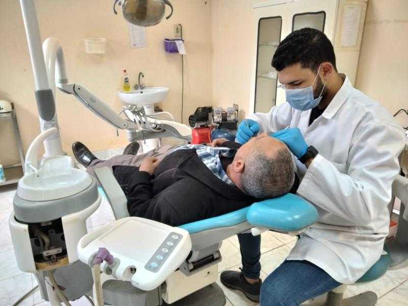 تقديم الخدمات الطبية لـ1194 مواطنا في قرية أم سن بالرياض ضمن ”حياة كريمة” بكفر الشيخ