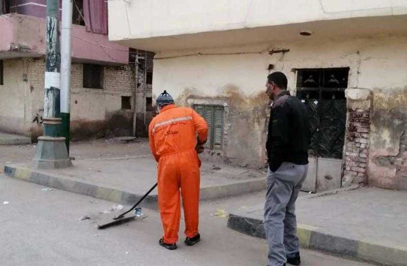 حملات نظافة بحي جنوب مدينة مطاي في المنيا | صور
