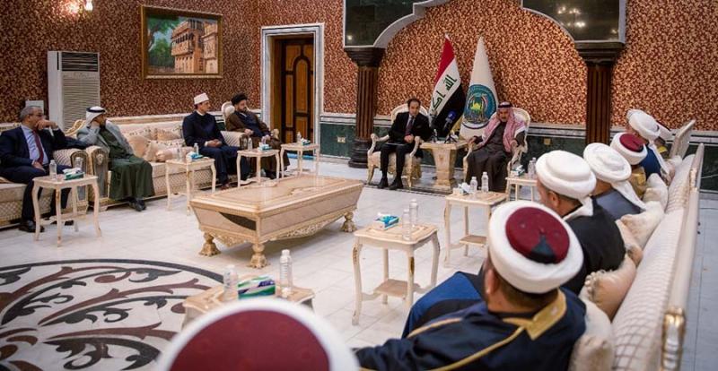 أمين عام مجلس حكماء المسلمين يلتقي رئيس ديوان الوقف السني بالعراق |صور