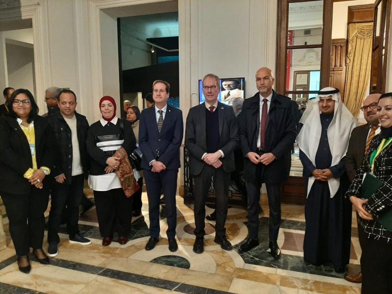 افتتاح معرض ”خبيئة 264 لكارل فيلهلم فون جربر“ بمتحف الإسكندرية القومي