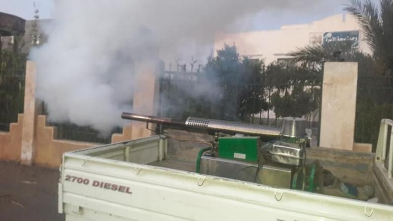 حملة لمكافحة الحشرات والقوارض وناقلات العدوى بحي العجمي بالإسكندرية