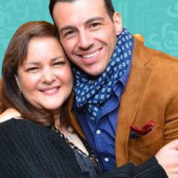 رامي رضوان والفنانة دلال عبدالعزيز