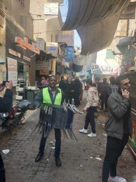 استجابة لشكاوى المواطنين.. محافظة الجيزة ترفع الإشغالات من شارع ثروت بالدقي