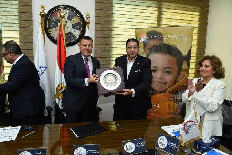 البنك التجاري الدولي وجامعة عين شمس يحتفلان بتوقيع اتفاقية تمويل الجناح الجراحي بمستشفى جراحات الأطفال بالمدينة الطبية المتكاملة