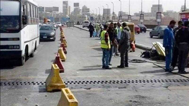 غلق جزئي لكوبري الملك فيصل لتنفيذ محور الفريق كمال عامر غدًا
