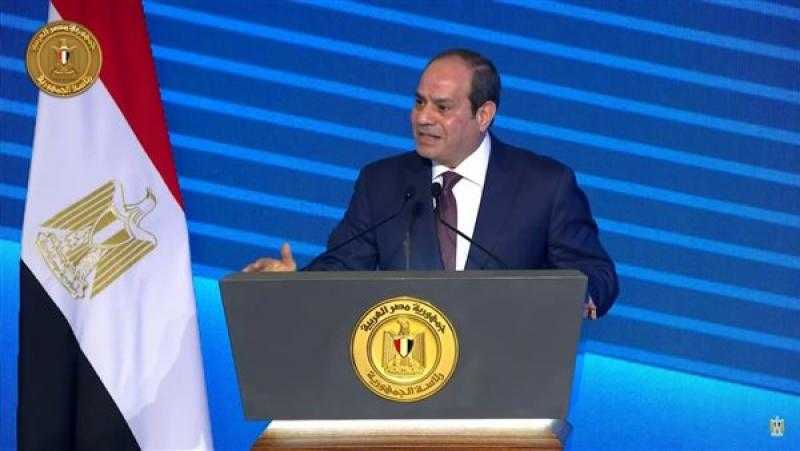 الرئيس السيسي: نحن في سباق مع الزمن لتجاوز مخاطر وتداعيات الانفجار السكاني
