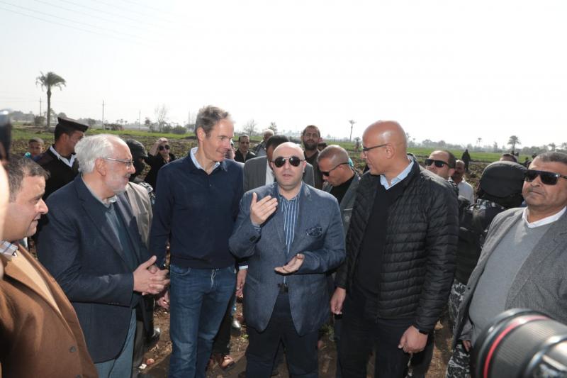 محافظ بني سويف يشهد احتفالية الموسم الثالث لحصاد محصول بطاطس التصنيع