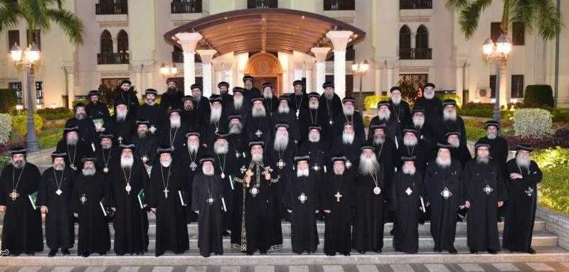 البابا تواضروس يستقبل الآباء المطارنة والأساقفة في المقر البابوي بالقاهرة