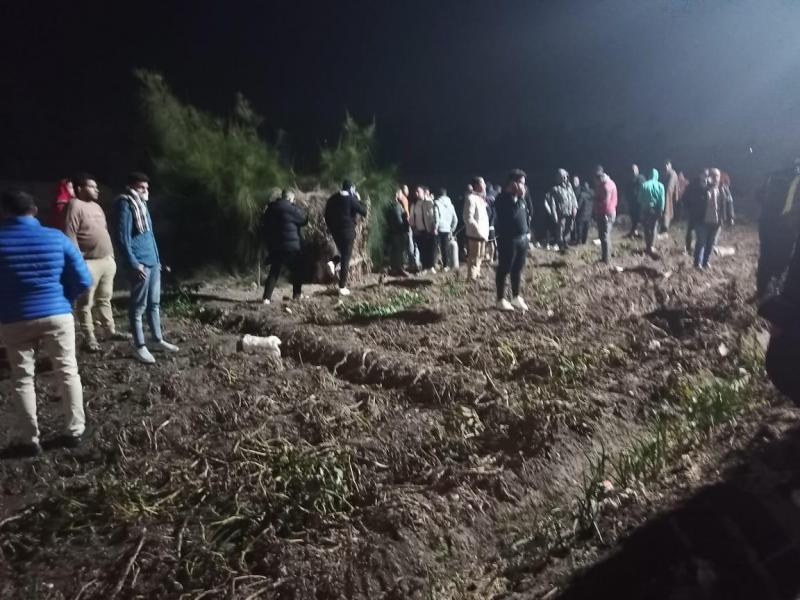 مصرع طالب بحقوق المنصورة في حادث انقلاب سيارة على طريق أجا |صور