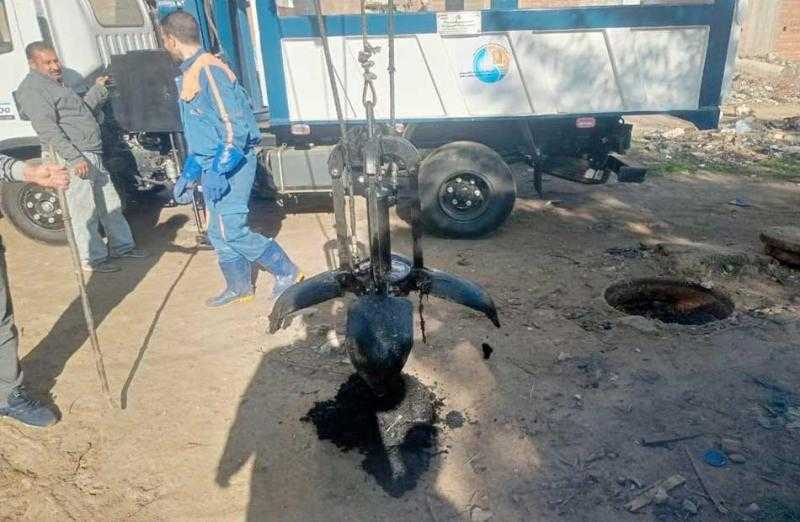 تنفيذ 3 مشروعات للصرف الصحي بمدينة الطود في الأقصر