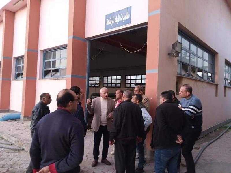 رئيس مياه البحيرة يتفقد محطات وفروع الشركة| صور