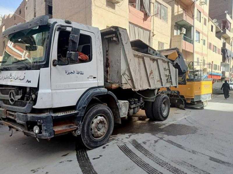 الجيزة: رفع 300 حالة إشغال في حملة مكبرة بالطالبية.. صور