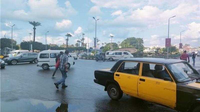استمرار سقوط الأمطار الغزيرة على الإسكندرية لليوم الثالث على التوالي