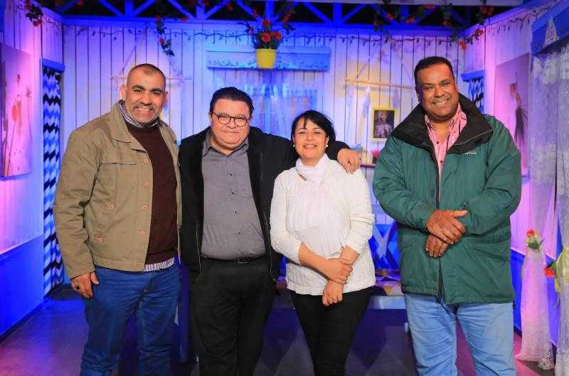 خالد جلال يتابع بروفات عروض المسرح الحديث