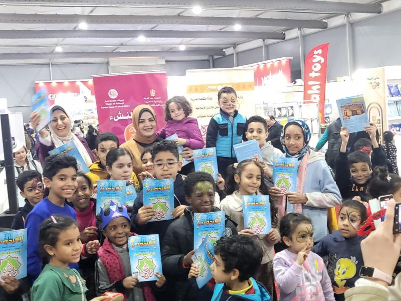 ”الأوقاف”: الفعاليات التثقيفية للطفل بوزارة الأوقاف بمعرض الكتاب تشهد تفاعلًا وإقبالًا كبيرين