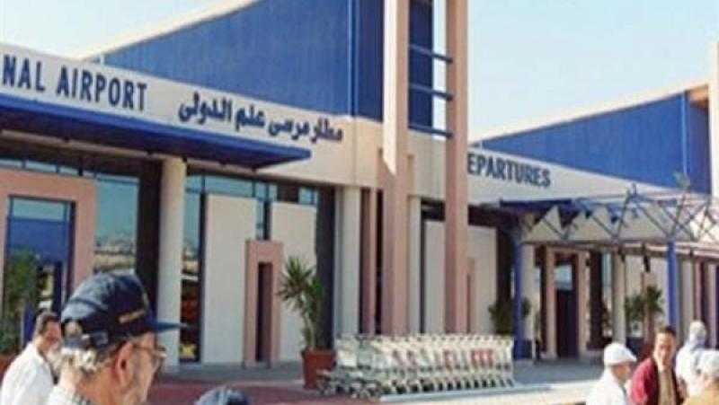 مطار مرسى علم الدولي يستقبل 21 رحلة دولية بينها 6 خاصة سياحية