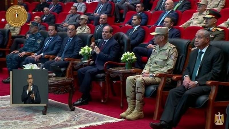 الرئيس السيسي: جهاز مشروعات الخدمة الوطنية مستعد للشراكة مع القطاع الخاص