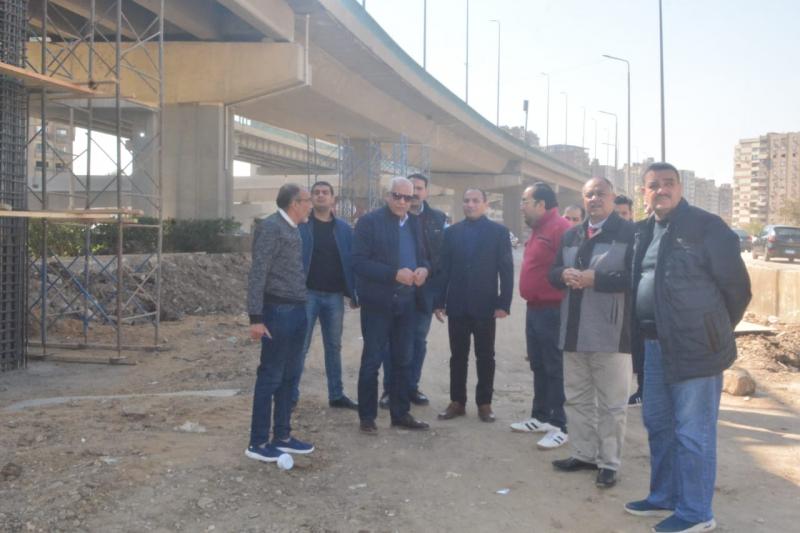 محافظ الجيزة يتفقد محور عمرو بن العاص