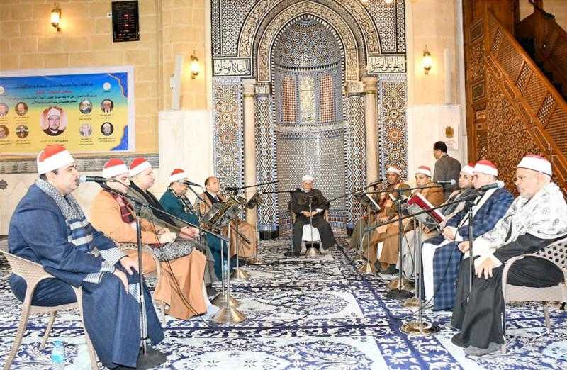 الأوقاف تعقد مقرأة كبار القراء برواية حفص من مسجد الإمام الحسين