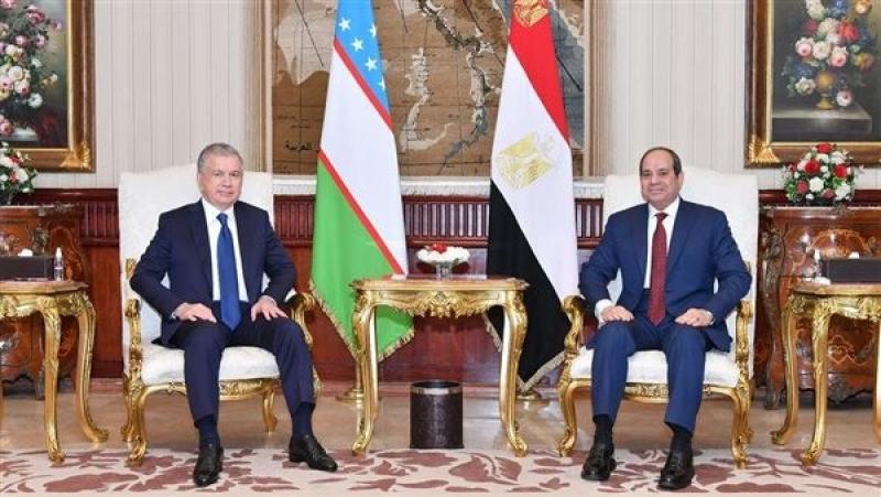 رسائل السيسي خلال مؤتمر صحفي مع رئيس أوزبكستان.. تفاصيل مذكرات التفاهم بين الدولتين