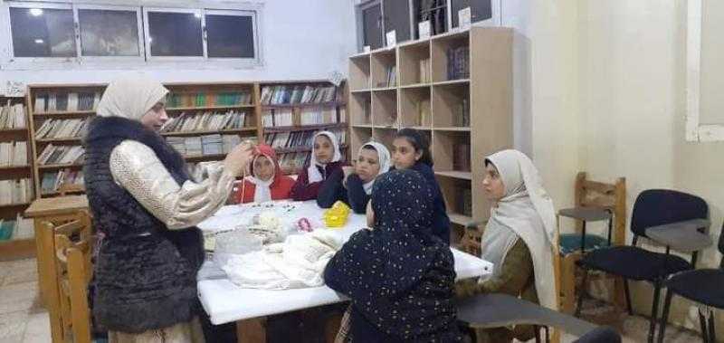 دورة تدريبية للمشغولات للفتيات بمركز شباب ماقوسة بالمنيا