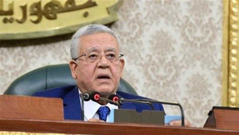 رئيس مجلس النواب يلقي كلمة تأبين للنائب أحمد حتة
