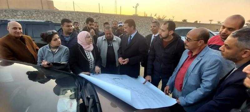 نائبة محافظ القاهرة تتابع تطوير شارع جنوب حلوان